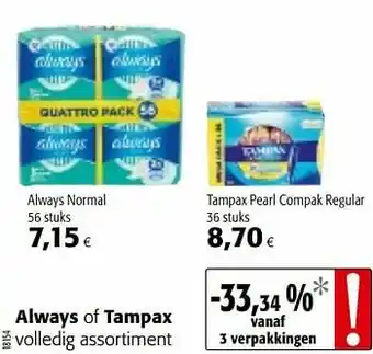Colruyt Always normal aanbieding