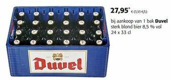 Colruyt Duvel sterk blond bier aanbieding