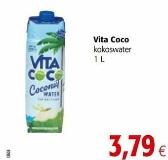 Colruyt Vita coco kokoswater aanbieding