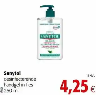 Colruyt Sanytol desinfecterende handgel aanbieding