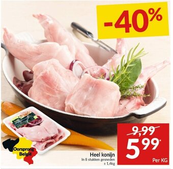 Intermarché Heel konijn aanbieding