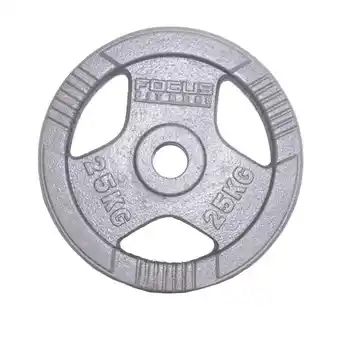 Decathlon Olympische halterschijf 50 mm - hamerton - 25 kg - gietijzer aanbieding
