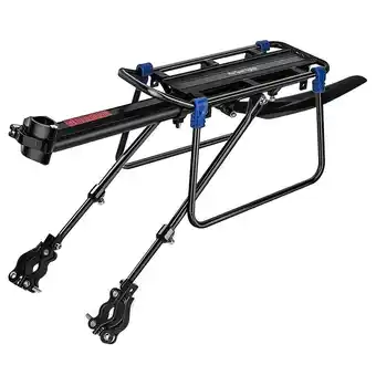 Decathlon Mountainbike bagagedrager en spatbord - fiets rek achter met qr aanbieding