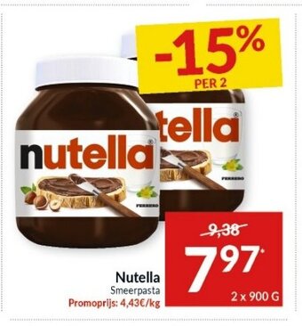 Intermarché Nutella Smeerpasta aanbieding