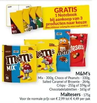 Intermarché M&M's Maltesers aanbieding