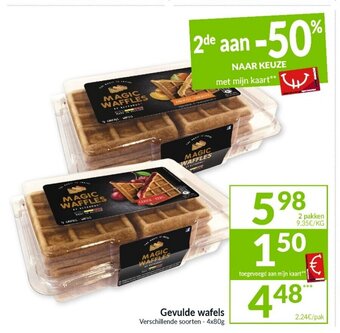 Intermarché Gevulde wafels aanbieding