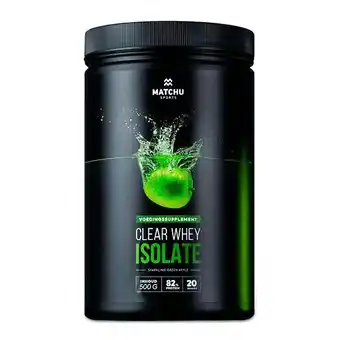 Decathlon Clear whey - green apple - 500g aanbieding