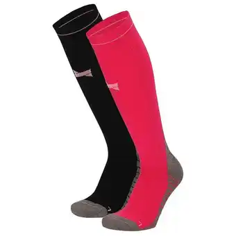 Decathlon Xtreme compressie sokken hardlopen 2-pack multi pink aanbieding