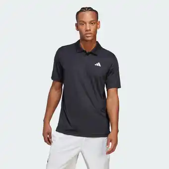 Decathlon Tennispolo met korte mouwen voor heren polo club zwart aanbieding