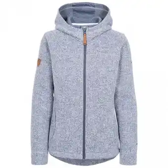 Decathlon Dames reserve fleece vest met capuchon (denim blauw) aanbieding