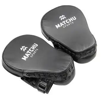 Decathlon Boks pads - 2 stuks - zwart - kunstleer aanbieding