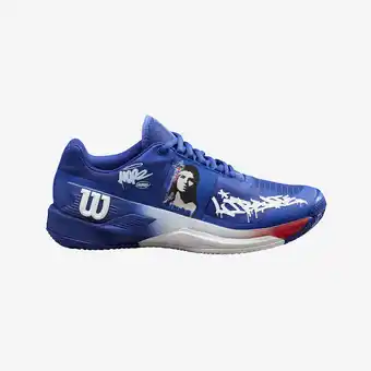 Decathlon Tennisschoenen voor heren rush pro 4.0 gravel blauw paris edition aanbieding