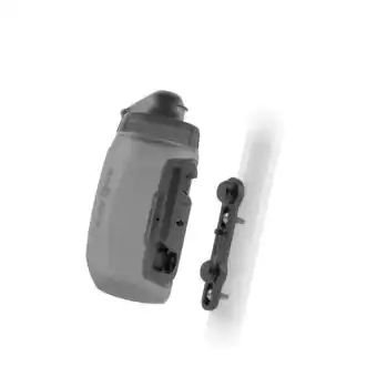 Decathlon Twist bottle 450 + bike base set - transparant zwart aanbieding