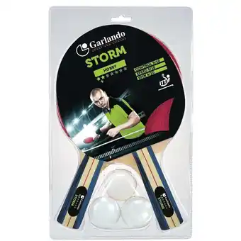 Decathlon Storm - set met 2 bats en 3 pingpong ballen aanbieding
