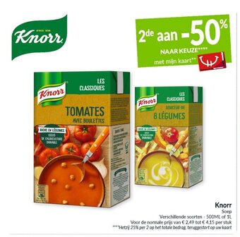 Intermarché Knorr Soep aanbieding
