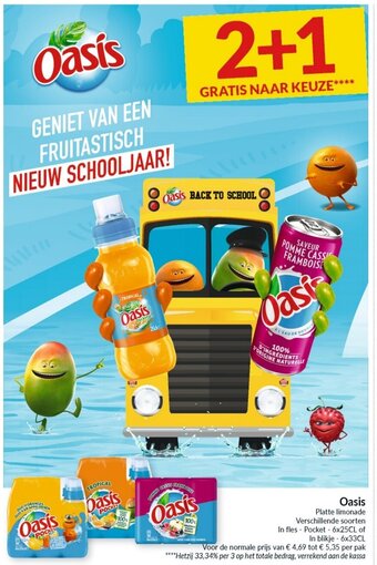 Intermarché Oasis Platte limonade aanbieding