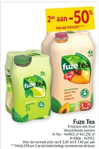 Intermarché Fuze Tea Frisdrank aanbieding