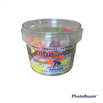 Decathlon Drijvende pellets voor vissen op forelvijver pastel mix aanbieding