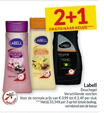 Intermarché Labell Douchegel aanbieding