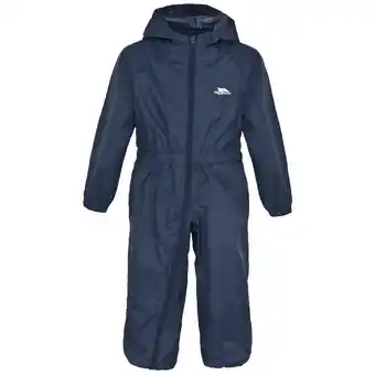 Decathlon Baby's knop waterdicht regenpak (marineblauw) aanbieding