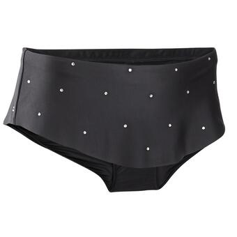 Decathlon Afneembaar rokje voor ritmische gymnastiek (rg) zwart met strass aanbieding