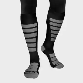 Decathlon Sokken wintersport siroko aoraki black zwart heren en dames aanbieding