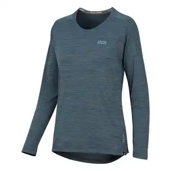 Decathlon Flow x women's long sleeve jersey - blauw aanbieding