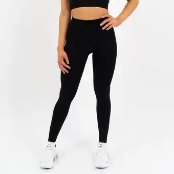 Decathlon Icon seamless leggings dames - zwart aanbieding