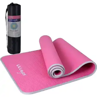 Decathlon Yogamat dikte 10mm zwart aanbieding