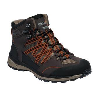 Decathlon Samaris ii heren hiking wandelschoenen - bruin aanbieding