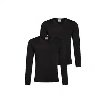Decathlon Pack 2 thermische fleece t-shirt alaska aanbieding