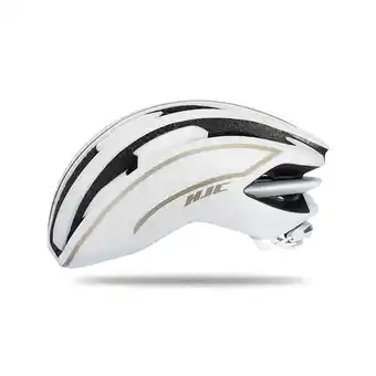 Decathlon Ibex weghelm - mat wit / goud aanbieding