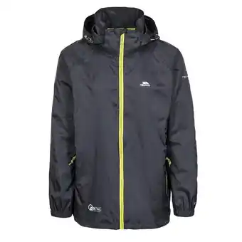 Decathlon Unisex qikpac x opbergbare jas (zwart) aanbieding