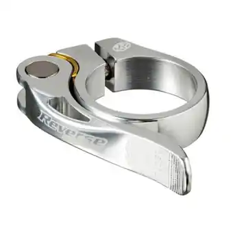 Decathlon Long life zadelpenklem 34.9mm - zilver aanbieding
