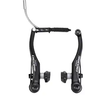 Decathlon Deore br-t610 v-brake rem - zwart aanbieding