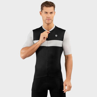 Decathlon Ultralichtgewicht shirt wielrennen siroko m3 rostock zwart heren aanbieding