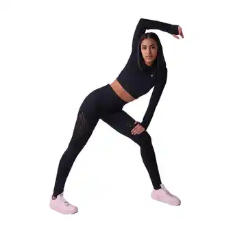 Decathlon Legging naadloos fitness yoga hoge taille dames, alisha aanbieding