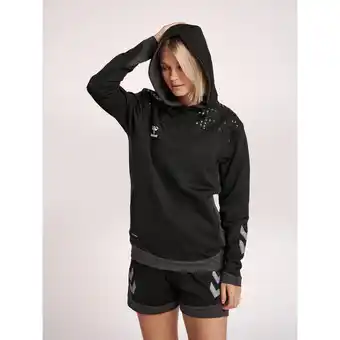 Decathlon Dames sweatshirt met capuchon hummel hmllead poly aanbieding