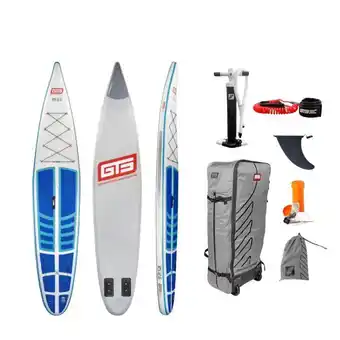 Decathlon Sup touring premium stand up paddle opblaasbaar xcross technologie 12´6 - 8,2 kg aanbieding
