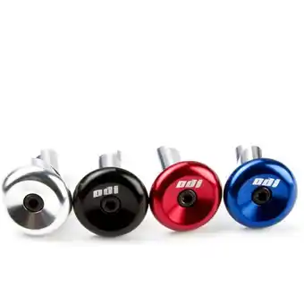 Decathlon Eindkappen stuur aluminium - rood aanbieding