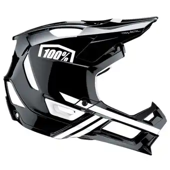 Decathlon Trajecta helm - zwart/wit aanbieding