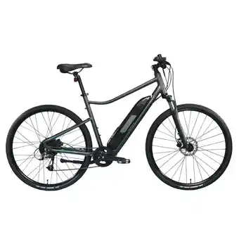 Decathlon Tweedehands elektrische hybridefiets riverside 500 e grijs aanbieding