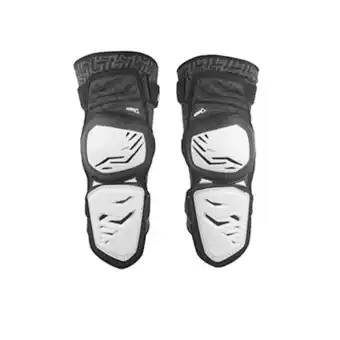 Decathlon Kniebeschermers enduro - wit/zwart aanbieding