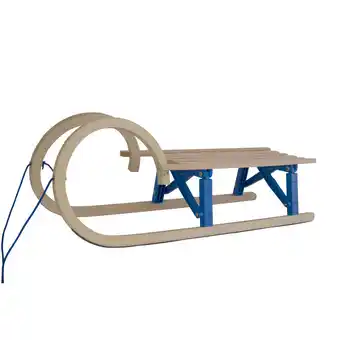 Decathlon Opvouwbare houten slakkenslee - 100cm aanbieding