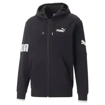 Decathlon Puma power hoodie met rits voor heren puma aanbieding
