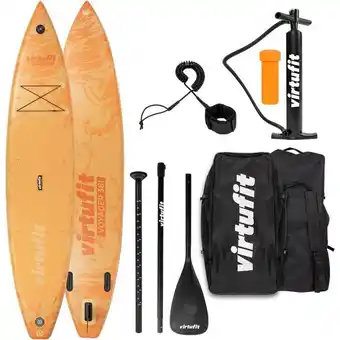 Decathlon Supboard voyager 381 - oranje - inclusief accessoires en draagtas aanbieding
