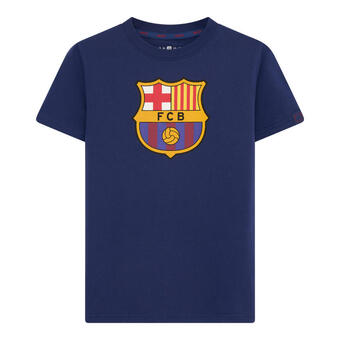 Decathlon Fc barcelona big logo t-shirt kids aanbieding
