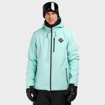 Decathlon Jas wintersport siroko w2 senja turquoise heren aanbieding