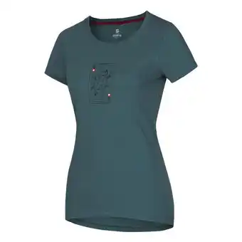 Decathlon Dames-t-shirt ocun classic t petrol aanbieding