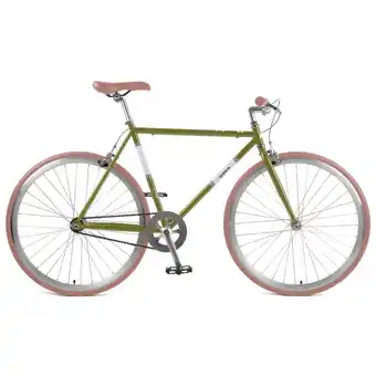Decathlon Stadsfiets cheetah bohemian 3.0 1sp olijf 54 aanbieding